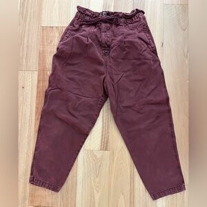 Women’s free people Burgundy Pants